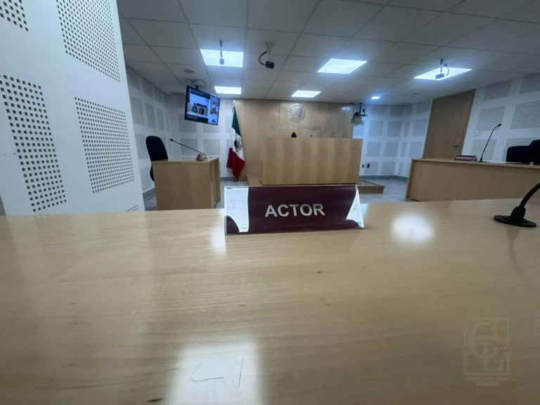 Experiencia en sala de audiencias